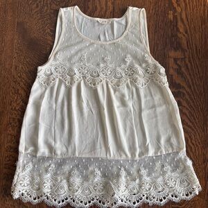 FA Ivory Lace Women's Blouse